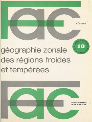 cover image of Géographie zonale des régions froides et tempérées